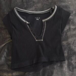 Urban Outfitters black crop top